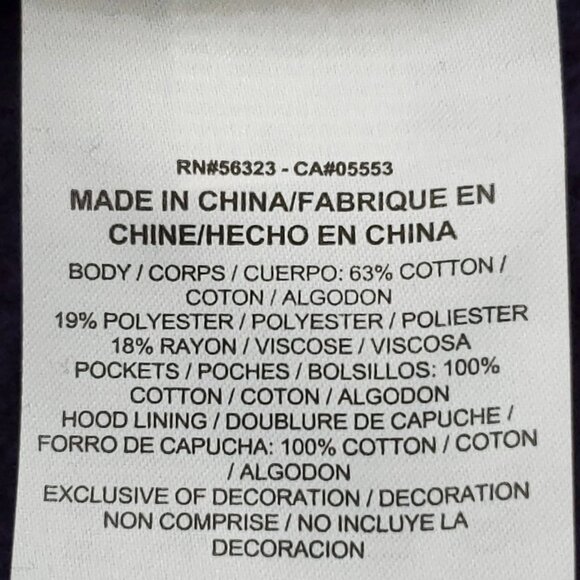 Nike Funnel Neck Deep Purple Metallic Graphic Pullover Hoodie Sweatshirt Small - Picture 11 of 12